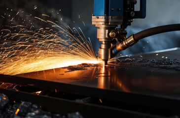 Intense Metal Cutting Process Images