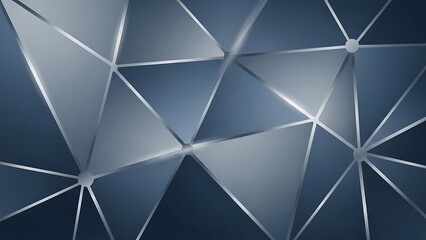 Modern abstract blue geometric triangle pattern background