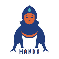 WebSpiritual Flame Abstract Logo Circular Nature Landscape Icon