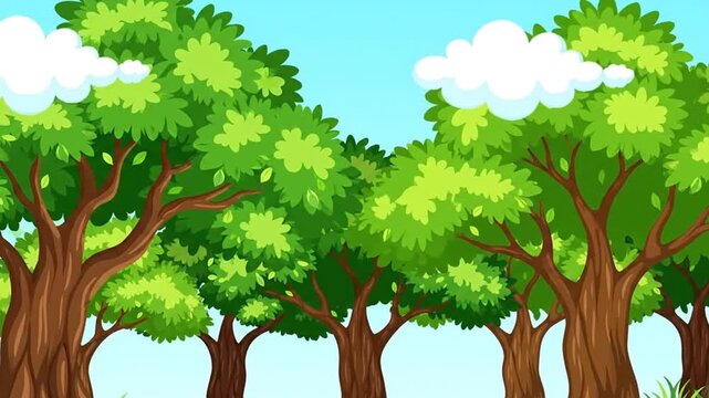 Forest trees