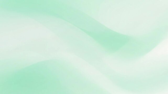 Soft Mint Wave Abstract Animated Background

