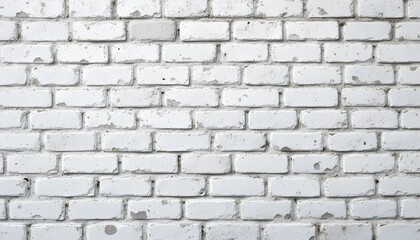 Modern whitewashed vintage brick wall texture with grungy, shabby, weathered stucco and light gray tones