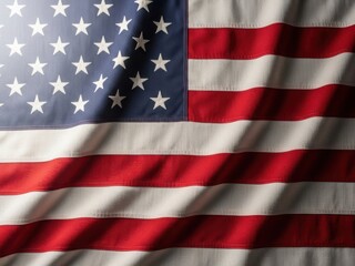 Close-up view of the american flag