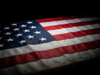 American flag displayed with pride