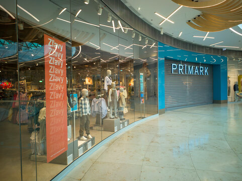 Primark store front in the shopping mall Eurovea. Bratislava. Slovakia.