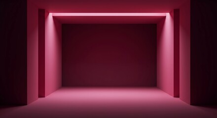 Minimalist abstract scene showing a deep void or empty space. The uniform background emphasizes lack, loss, solitude, and nothingness, uniform, foundation, disappearance