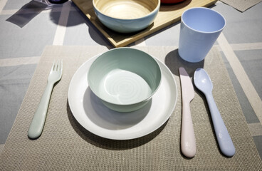 Modern decorated table