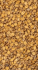 A perfect, seamless texture of raw cereal grains filling the entire frame. This natural food background offers excellent copy space for healthy recipes, copy space, crop, spelt