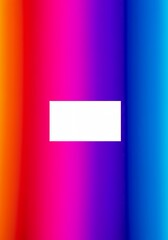 A vibrant color spectrum gradient showing a significant blank white gap in the middle, representing missing information or an empty space for text, technology, discontinuity, void