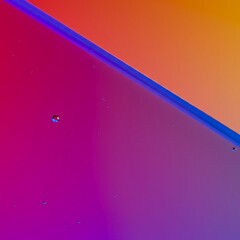 Close-up macro texture shot of a smooth, translucent acrylic panel showing soft gradients and material properties, pure, membrane, empty