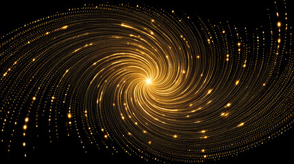 Dynamic spiral light pattern with glowing lines and swirling motion, creating a visually captivating abstract design suitable for backgrounds, digital art, or motion visuals.
