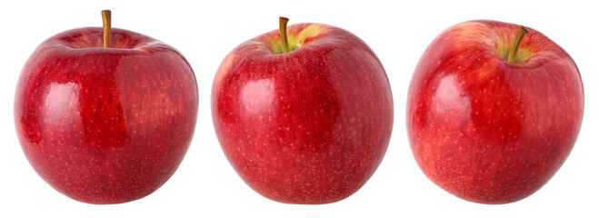 Red apple (Envy Apple) isolated, fresh red apple, transparent PNG, Collection