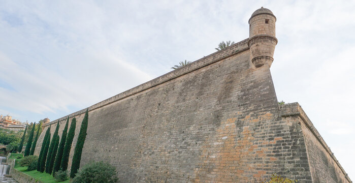 Old bastion of Sant Pere in Palma, Majorca, Spain.
