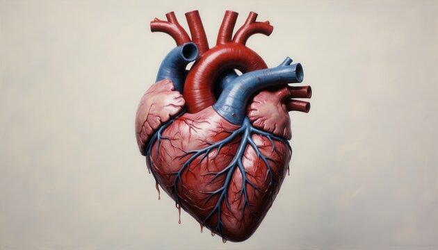 Human heart anatomy