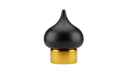 Black and Gold Finial Accent