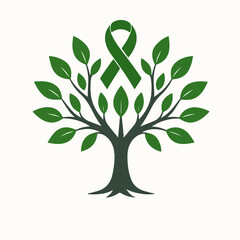 illustration of a tree symbol of hope