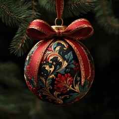 Decorative Christmas Ornament on Tree