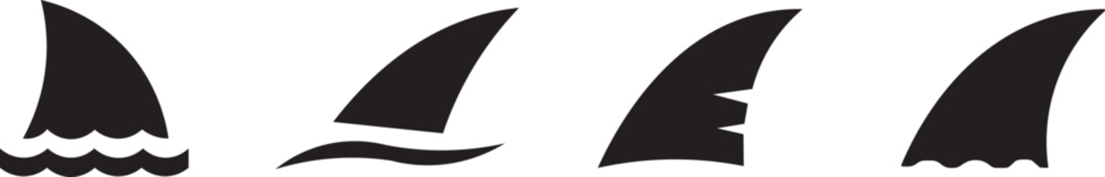 Shark fin sign. Shark tail icon. shark tail sea ocean icon sign. Shark tail outline icon