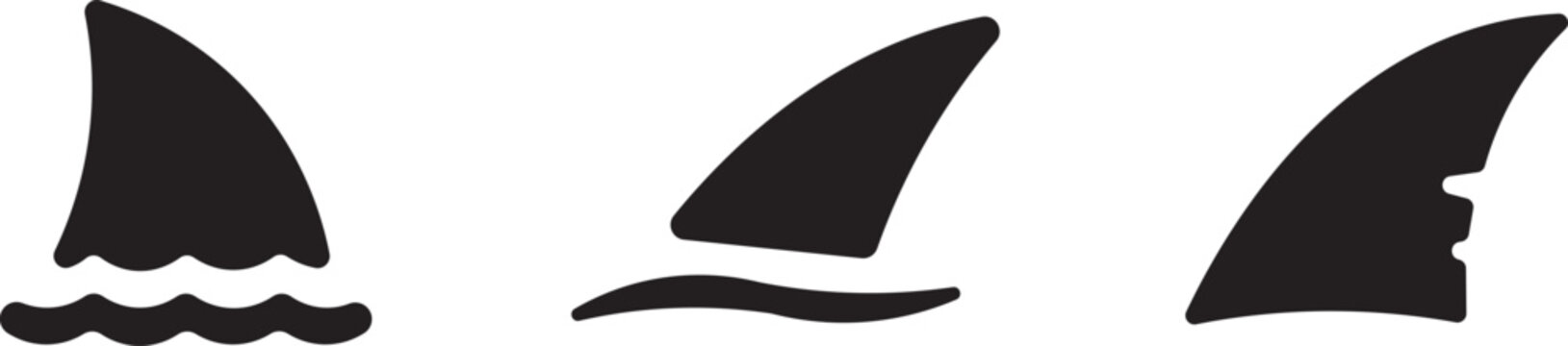 Shark fin sign. Shark tail icon. shark tail sea ocean icon sign. Shark tail outline icon