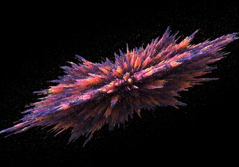 Abstract digital noise texture, highly detailed surface, representing disorder, randomness, complexity, and decaying structure, randomness, dissipation, dynamic