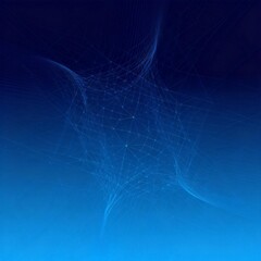 Abstract blue network pattern