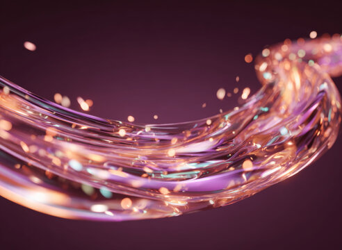 Futuristic Data Streams and Digital Landscapes