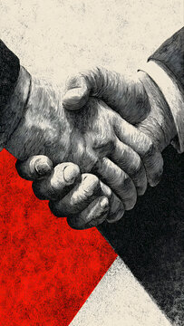 handshake between two businessmen