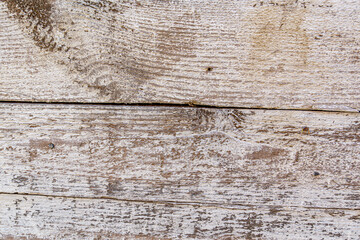 Detailed close up of rustic wooden planks with natural grain, rough texture, scratches, and weathered surface. Perfect background for design projects, vintage decor, carpentry, and creative artwork.