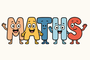 Fototapeta premium funny cartoon alphabet letters