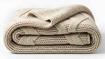 Folded Knitted Blankets &mdash; Cozy Home Textile