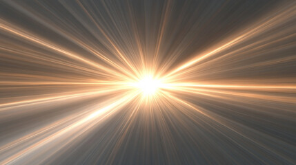 Abstract light rays radiate from a central source, creating a dynamic, luminous effect that conveys energy, focus, and movement for artistic or conceptual visuals