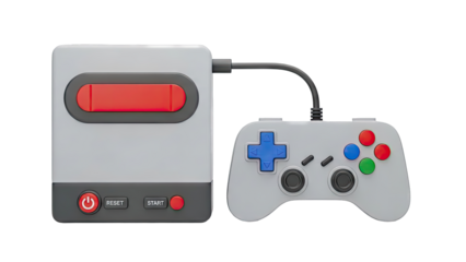Retro Game Console and Controller