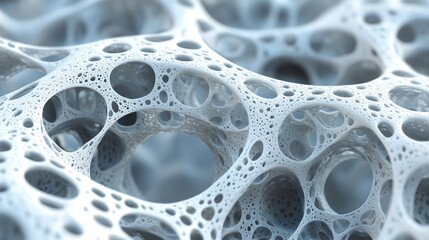 Abstract neuron-like structure with branching connections, evoking neural networks, brain activity, and intricate organic patterns for scientific or conceptual visuals