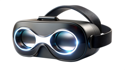 matte black surfaces reflecting light on a transparent background