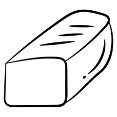 Hand Drawn Bread Loaf