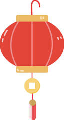 Red Chinese Lantern Decoration for Lunar New Year Festival