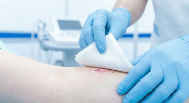 Chronic Wound for Wet Dressing Procedure.