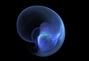 Crazy mystical coloured light effects. Incredible combinations of abstract light lines