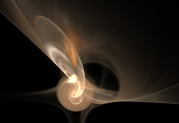 Crazy mystical coloured light effects. Incredible combinations of abstract light lines