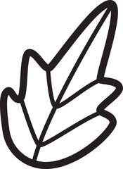 leaf icon graphic design illustration