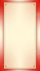 Elegant banner design with decorative borders and gradient background elements