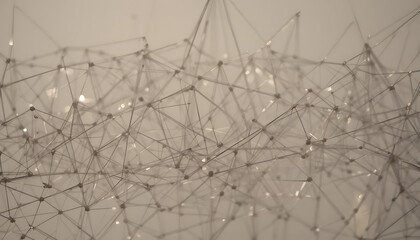 Interconnected metal wire network with small nodes and reflective points connections