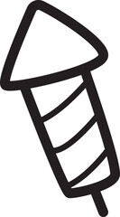 Firework icon drawing design illustration