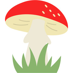 Cute Mushroom Illustration