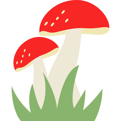 Cute Mushroom Illustration