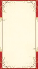 Elegant ornamental frame background with blank space for text or design