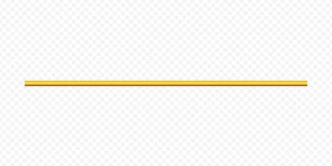 Golden line  gold line  aesthetic line. Vector modern