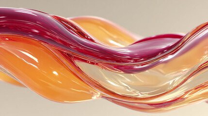 Abstract flowing waves with shiny light, smooth textures, and bright colors, creating a dynamic, modern, and visually striking aesthetic for digital design and backgrounds