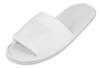 Home slippers on a white background