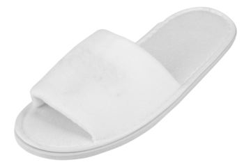 Home slippers on a white background